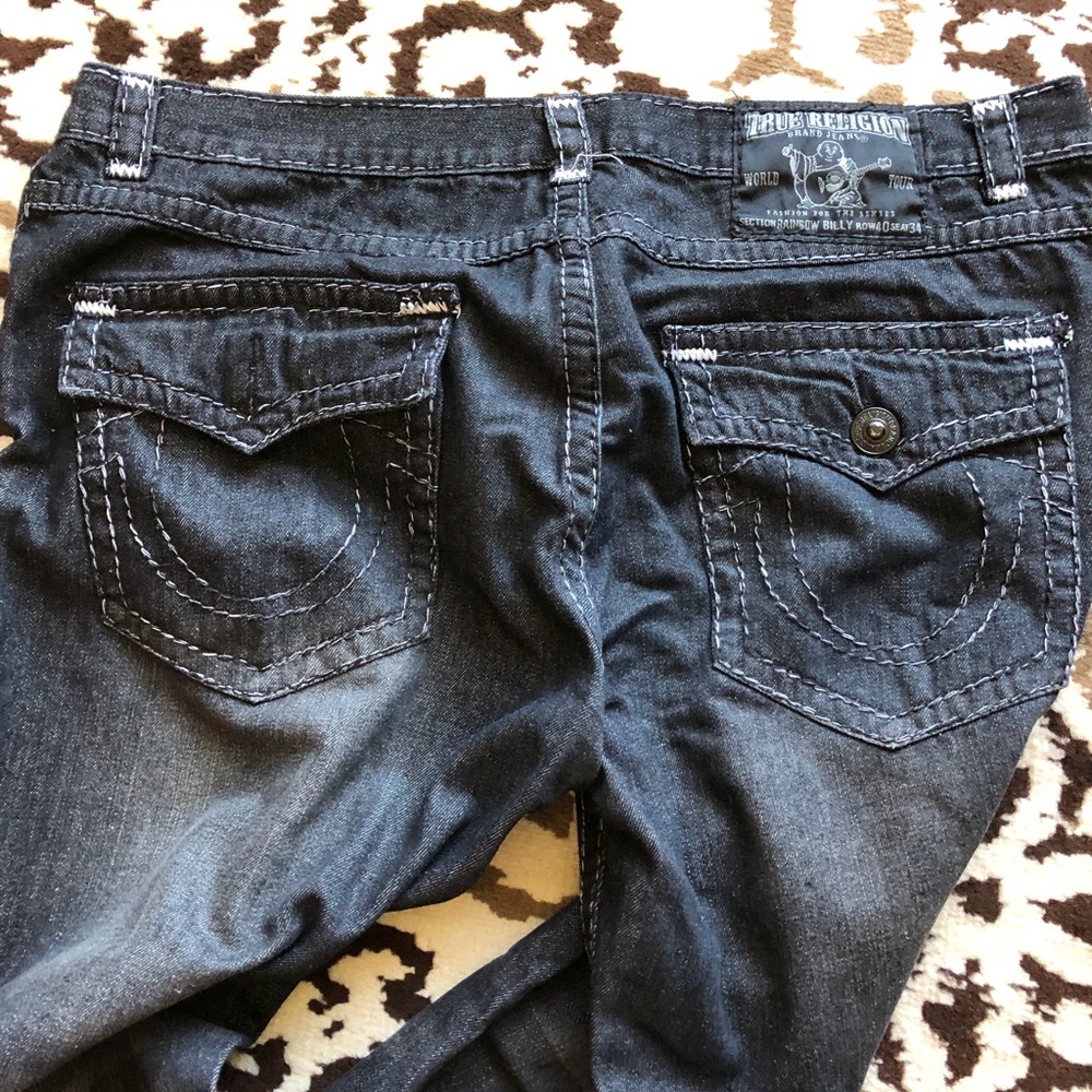 Men’s Black True Religion Jeans